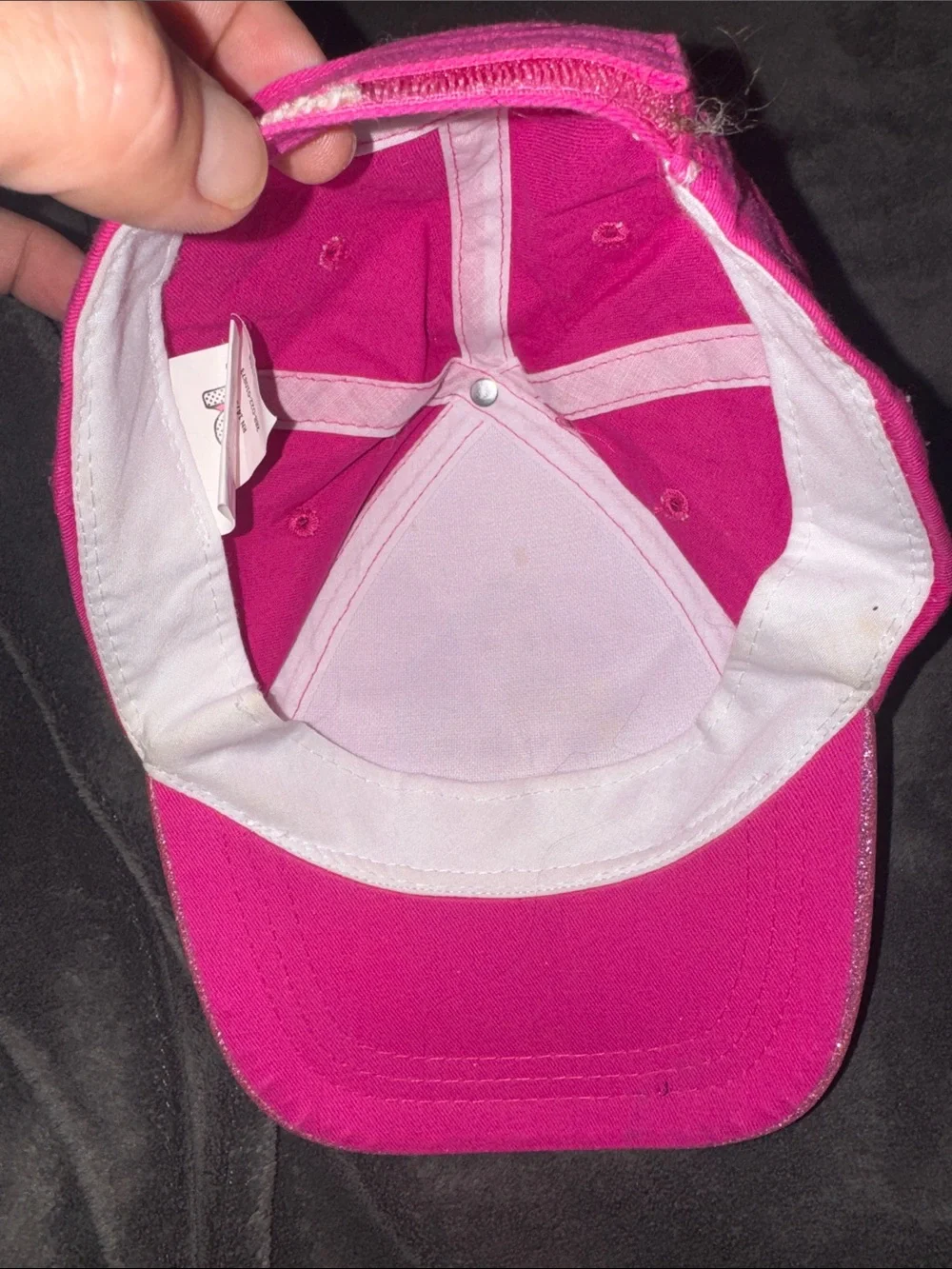 L.O.L. Surprise! Hot Pink & Light Pink Glitter 'Be A Queen' Cap